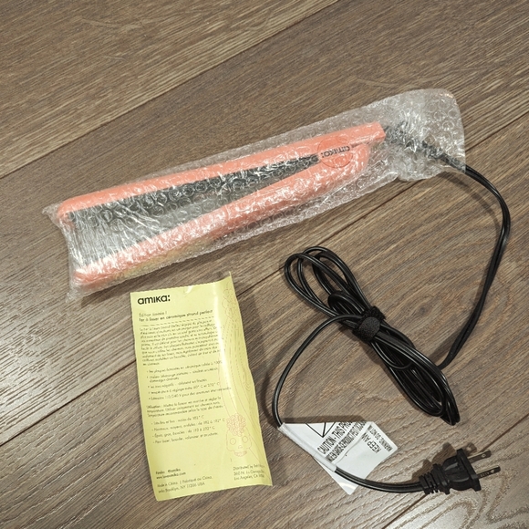 AMIKA: | New!Limited edition hair straightener, Coral / Bright Peach / Orange - Picture 3 of 5